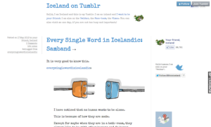 Iceland Tumblr