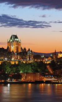 Frontenac Castle in Quebec