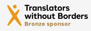 Translate without borders - Bronze sponsor