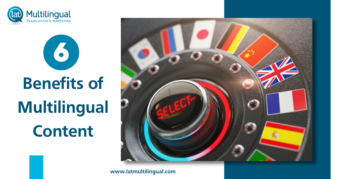 Benefits of multilingual content
