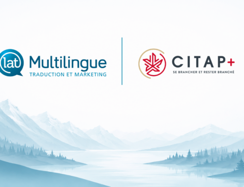 LAT Multilingue est commanditaire en nature de la CITAP+ à l’appui du tourisme réceptif canadien